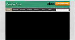 Desktop Screenshot of coniferpark.com
