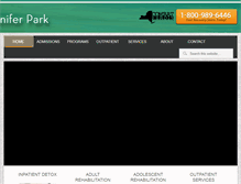 Tablet Screenshot of coniferpark.com